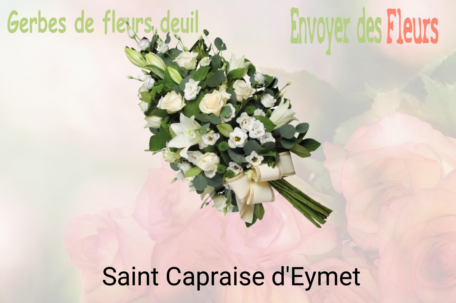 Gerbe de fleurs de deuil livrée à Saint-Capraise-d'Eymet